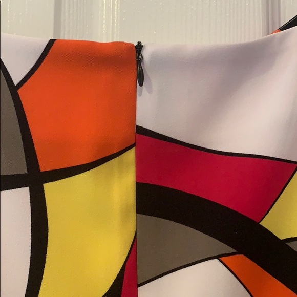 👗Sleeveless Abstract Design Dress 24W - Picture 4 of 9